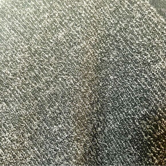 SUGARFOX Mixed Material Crew Neck Sweater with Mesh Front Panel Size 2X - Picture 4 of 7